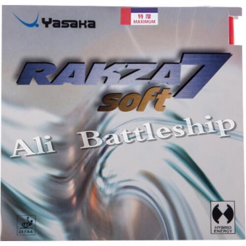 Yasaka Original RAKZA 7 SOFT RK7 Pimples In Table Tennis Rubber RAKZA7 SOFT Pips-In Ping Pong Sponge Tenis De Mesa