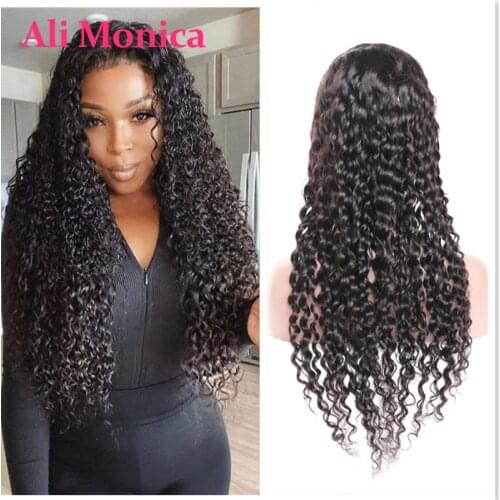 13x4 Deep Wave Frontal Wig Natural Colored Human Hair Wigs 30 Inch Brazilian Hair 5x5 Lace Closure Wig For Women Human Hair