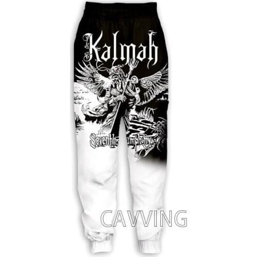CAVVING 3D Printed Kalmah Band Casual Pants Sports Sweatpants Straight Pants Sweatpants Jogging Pants Trousers