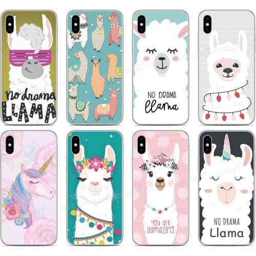 Silicone Llama Unicorn Cover For Wiko Y81 Y51 Y62 Y61 Y50 Y60 Y80 Sunny 5 View 5 Plus 3 4 Lite 2 Go Power U20 U10 Phone Case