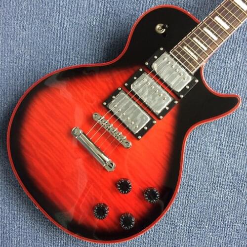 Oem6 string electric guitar, 3 pickup, customizable, rosewood fingerboard,Red binding, free delivery