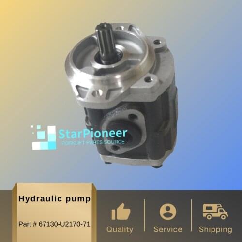Forklift part Hydraulic pump Gear pump Part No. 67130-U2170-71