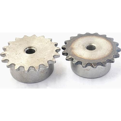 1Pcs 04C 25 Teeth - 47 Teeth Sprocket Wheel Industrial Chain Gear Pitch 6.35mm 45 Steel Suitable For 04C Roller Chain