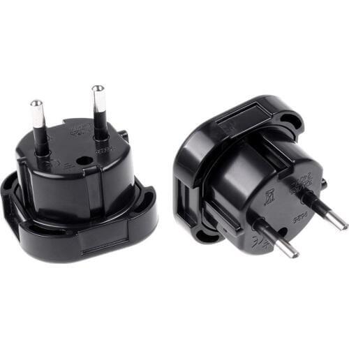 1PC 2 Pin Wall Plug Electrical Socket UK TO EU EUROPE EUROPEAN Travel Charger Adapter Plug Converter 10A/16A 240V