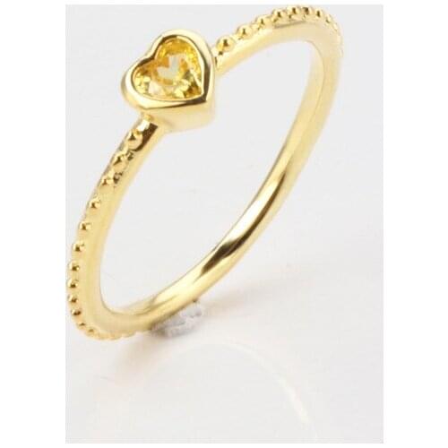 100% 925 Sterling Silver Pan Ring New Heart-shaped Classic Love Ring For Women Wedding Party Fashion Jewelry