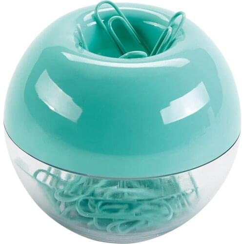 100 Pcs 28mm Round Magnetic Paper Clips Non Slip Smooth Surface