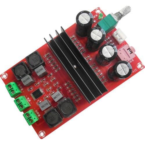2x100W 2 Channel Amplifier TPA3116D2 2-Channel Digital Audio Amplifier Board 12/24V for Arduino