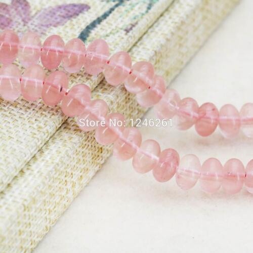 4X6mm 5X8mm Accessories Crafts Watermelon Tourmaline Abacus Beads Loose DIY Beads Gem Stone Fitting Female Jewelry Making Design
