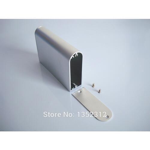 4 pcs/lot 67*24*100mm aluminum box for electronice project PCB shell case housing DIY power amplifier box aluminum outlet case