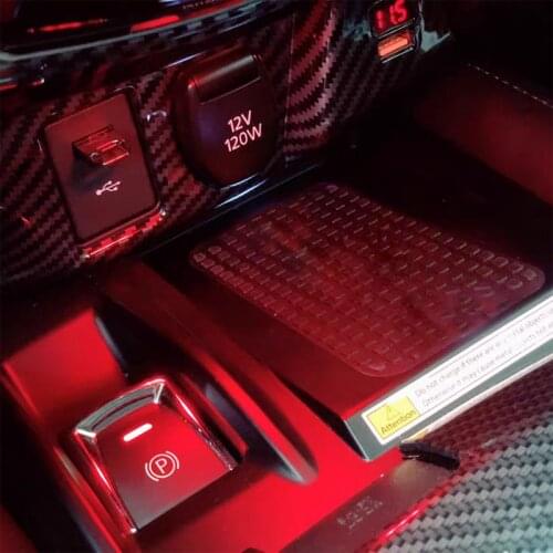 15W QI car wireless charger for Nissan Qashqai J11 X-Trail T32 accessories fast phone charger charging plate phone holder