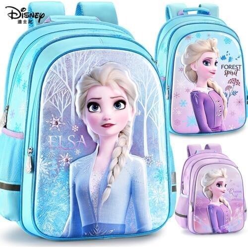 Disney Frozen Elsa olaf Cartoon Backpack Girls Shcool Bag Kids Children Schoolbags Lovely Knapsack Baby Bags Gift For Girl