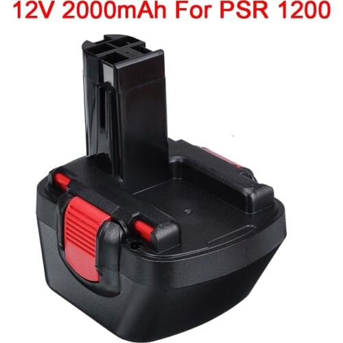 For Bosch PSR 1200 12V 2000mah NI-CD Rechargeable Battery 12V AHS GSB GSR 12 VE-2 BAT043 BAT045 BAT046 BAT049 BAT120 BAT139