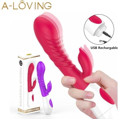 Double Vibrator Big Magic Wand Vagina Massage Stick AV Vibrator Clit Stimulator Dildos Sex Toys for Women Masturbators Sex Shop