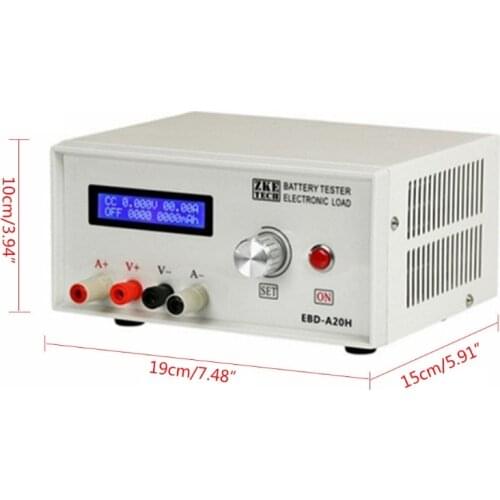 EBD-A20H Electronic Load Battery Discharge Tester Professional Battery Capacity Tester Power Supply 30V 20A 200W W89A