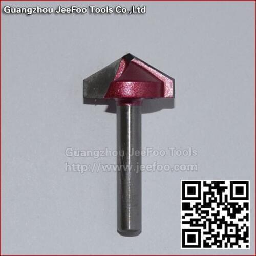 6*22*120degree Fraise 3D (carving V bit) rainurage, chanfreinage