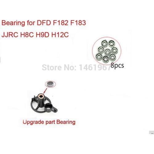 8pcs/lot gear motors upgrade bearing Accessories JJRC H8C DFD F182 F183 Quadcopter RC Helicopter Spare Parts