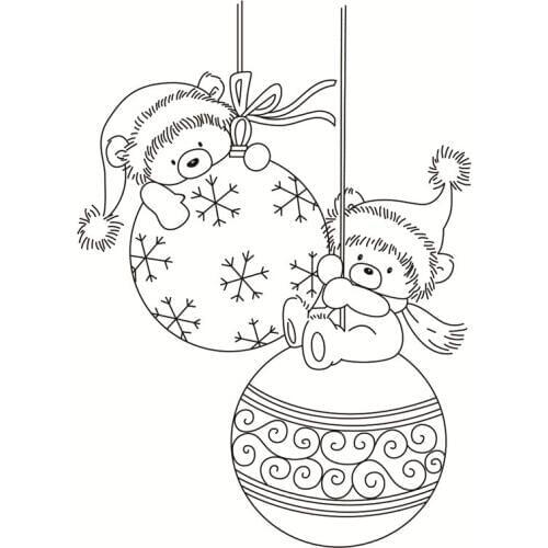 Animals Bear Ransparent Clear Stamps Silicone Seals For DIY Scrapbooking Photo Album Card Making