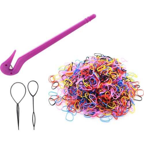 Fashion Durable Hair Bands Rubber Cutter For Girls Kids DIY Hair Styling Headwear Rubber Band Cutting Tool Hair Accessories