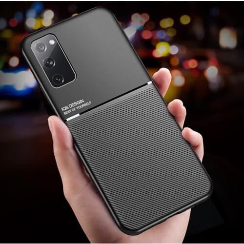Luxury Leather Magnetic Car Stand Case For Samsung Galaxy A10 A20 A30 A50 A70 A31 A51 A71 A52 Mobile Phone Cover Soft Back Shell
