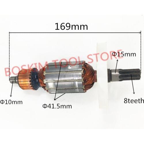 Armature Engine rotor Replace for HITACHI AC220-240V PR-25B PR-38E PH-40F Hammer Drill Machine Armature