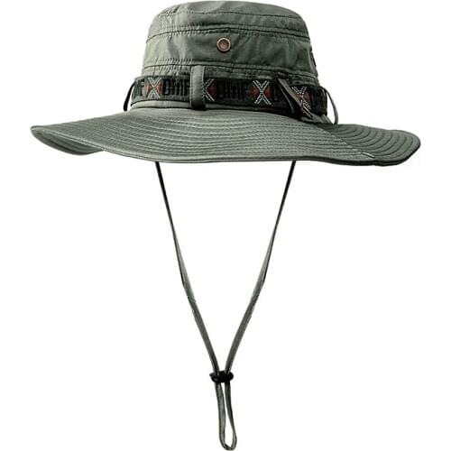Hot Selling Outdoor Sun Hat Wide Brim Bucket Hat Fishing Hunting Climbing Men Women