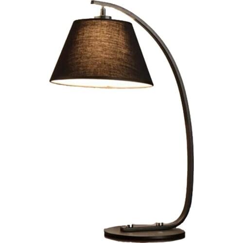 Modern minimalist bedside lamp bedroom warm decoration project hotel creative eye protection learning table lamp