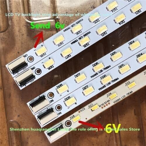 LED Strip For Sharp TCL 50'' TV V500H1-LS5-TLEM4 TREM4 V500H1-LS5-TLEM6 TREM6 V500HJ1-LE1 L500H1-4EB L50E5090-3D V500HK1-LS5