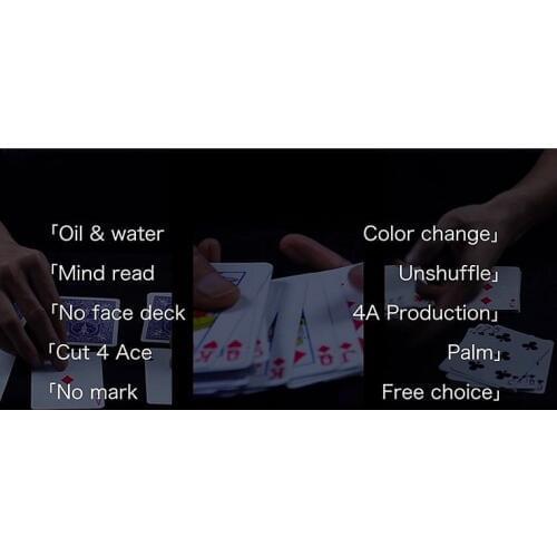 Z DECK by ziv (Gimmick and teaching) - 2 decks,Card Magic Tricks Illusions Close up Magia Street Mentalism Fun Magician Deck