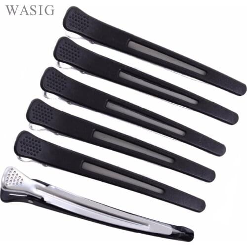 6pcs Holding Hair Styling Section Clip Hair Clips Duck Mouth Salon Hairdressing Clips Flat Accessories Hair Cutting Tools