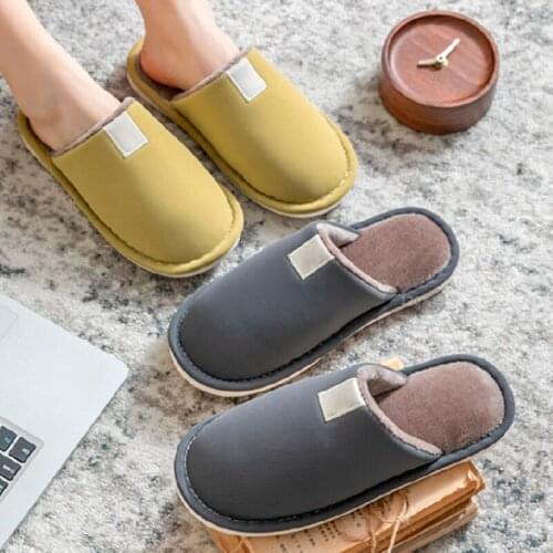 Womens Home Warm Slippers Non Slip Light Winter Autumn Ladies Solft Shoes Couples Indoor Shoe Concise Female Plus Size 2021