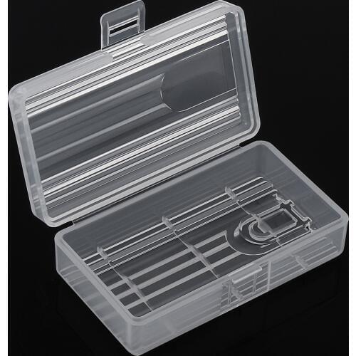 1 Pc Portable Plastic Lithium Battery Box with Protective and Storage Function Battery Storage Box Fit for 18650 Battery