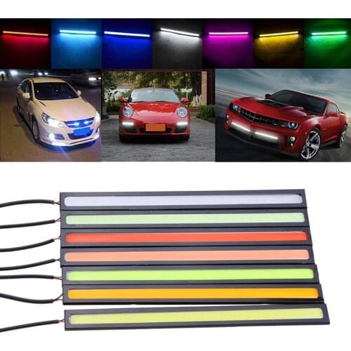 1pcs ,17cm COB LED Strip Daytime Running Light Strip Waterproof Auto Car DRL Fog Lamp Car Driving Working Light