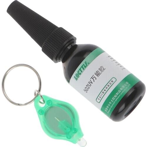 10G 502 UV Glue Curing Adhesive Transparent Crystal Glass Dedicated Repair Tools
