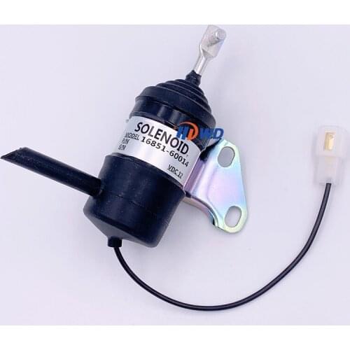 16851-60014 16851-60011 16851-60012 16851-60013 052600-4530 6670776 Fuel Stop Solenoid 12V for Kubota D902 B7410D