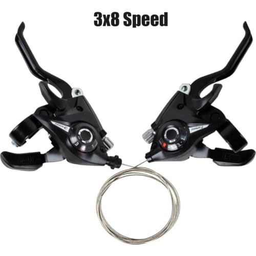 3x8 Speed Shift Lever Shifter Right Left Bicycle Derailleur For Shimano Acera SL-M310 Mountain Hybrid Cycling Bicycle Parts