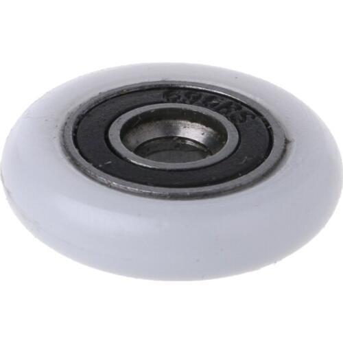 8 Pcs Shower Door Runner Rollers Wheels Pulleys Replacement Parts 23mm Diameter Y98E