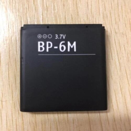 2Pcs/ Lot Original BP-6M phone battery for Nokia N73 N77 N93 N93S 3250 6151 6233 6234 6280 6288 6290 9300I 9300 BP6M