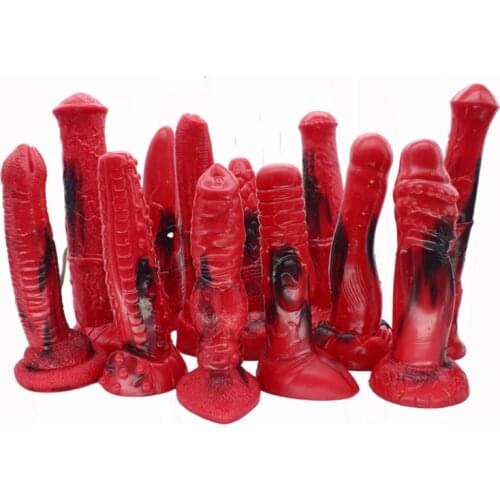 Big Dildo Animal Dildos Dog Wolf Horse Fake Penis Sex Toys for Women Masturbator Anal Plug Anus Massage Couple Flirt Sex Shop