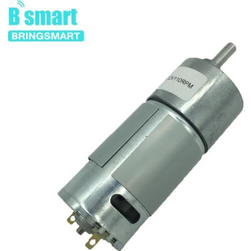 BringSmart Wholesale JGB37-550 Mini Reverse Motor 12V DC High Torque Electronic Motor Reductor 12v Gear Motor