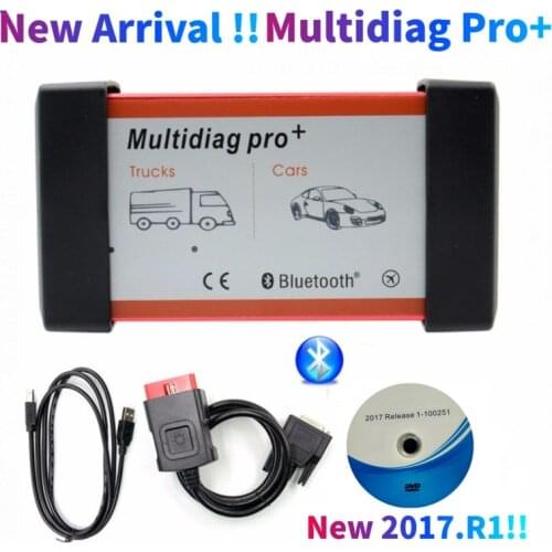 Fast ship Best Multidiag pro VD DS150E CDP Bluetooth 2017.R1 2016 r0 obd2 scanner For car truck OBDII diagnostic repair tool