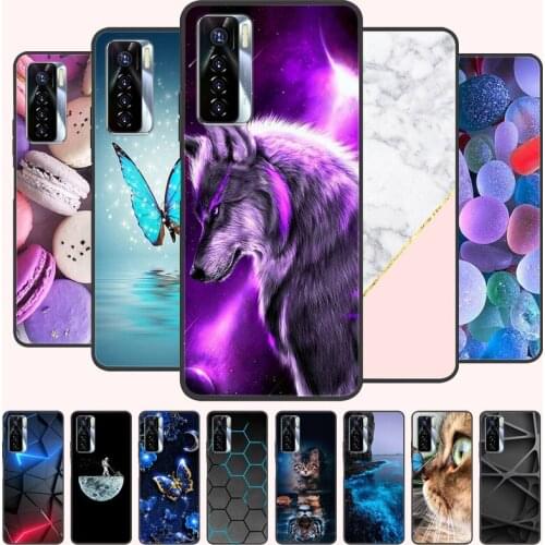 For Tecno Camon 17 Pro 17Pro Case Silicon Back Cover Phone Case for Tecno Camon 17 Pro Cases Camon17 Pro 6.8" Soft bumper coque