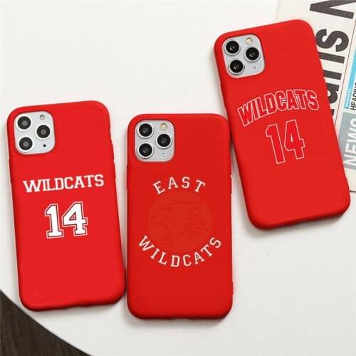Wildcats Troy Bolton High School Musical Phone Case For iphone 12 11 Pro Max Mini XS 8 7 6 6S Plus X SE 2020 XR Red Cover