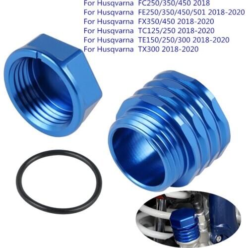 For Husqvarna TC FC TE FE FX TX 125 250 300 350 450 501 2018 2019 2020 Rear Brake Reservoir Extender Brake Fluid Oil fuel Cap