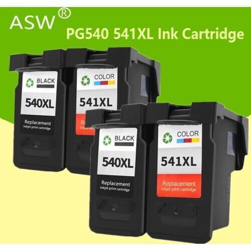 4PK PG-540 CL-541 For Canon PG540XL CL541XL Ink Cartridge pg 540 for Pixma MG4250 MG3250 MG3255 MG3550 MG4100 MG4150 printer