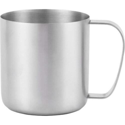 Cup for Beer Tea Milk Drink 480ml Sanding Beer Mug 304 Stainless Steel Outdoor Water Cup Coffee Cup for Home Kitchen