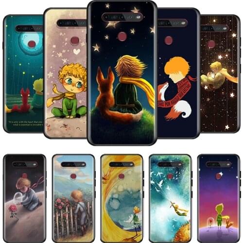 Cute Little Prince Fox For LG G8 V30 V35 V40 V50 V60 Q60 K40S K50S K41S K51S K61 K71 K22 ThinQ 5G Phone Case
