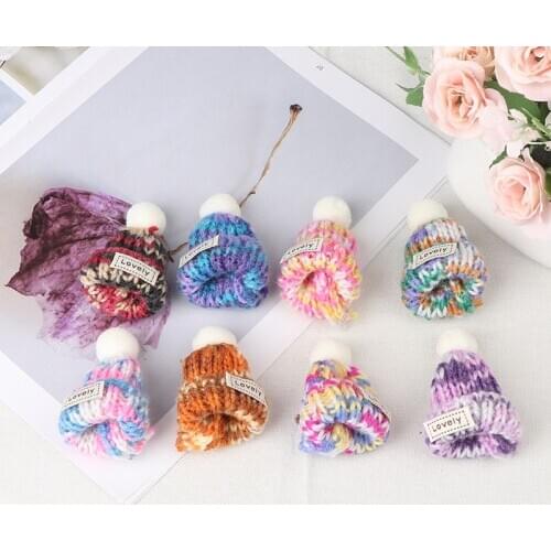 1Pc 1:6 1:12 Dollhouse Miniature Scene Beanie Hat Skate Cap Doll House Decoration for Kids Toys Birthday Gift Dolls Accessory