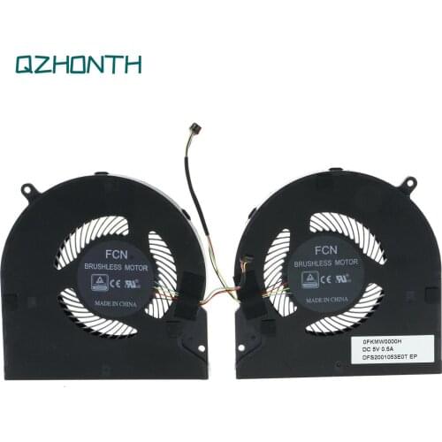 New For Razer Blade 15 RZ09-0238 RZ09-02386E91 GTX1070 CPU+GPU Cooling Fan Set