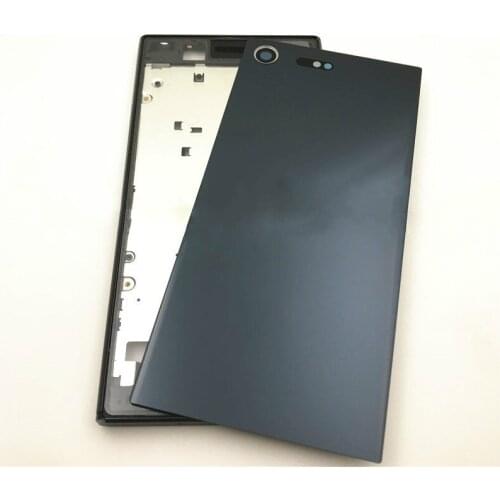Original For Sony Xperia XZ Premium XZP Middle Front Frame Bezel Housing LCD Screen Holder Frame +Battery Back cover