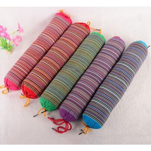 Buckwheat Hull Non-defrmation Cervical Pillow Physiotherapy Traction Health Care Neck Waist Massage Washable Shell Fabric